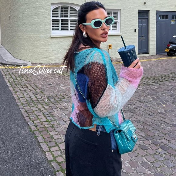 BLOGGER'S FAVE! Zara Wool And Alpaca Blend Knit Sweater NWT - Picture 1 of 16